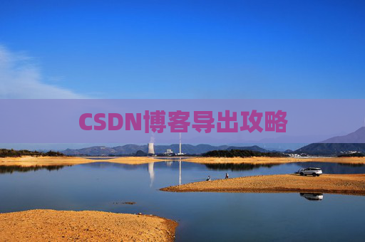 CSDN博客导出攻略